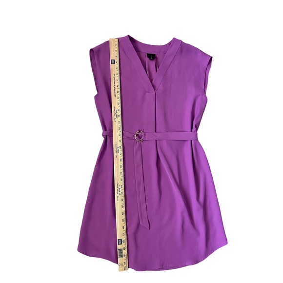 Worthington Women’s Lilac V-Neck‎ Sheath Midi Dress Size Small - Picture 7 of 10